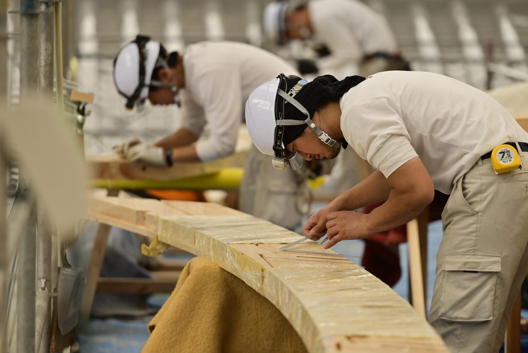 若手職人が働く現場